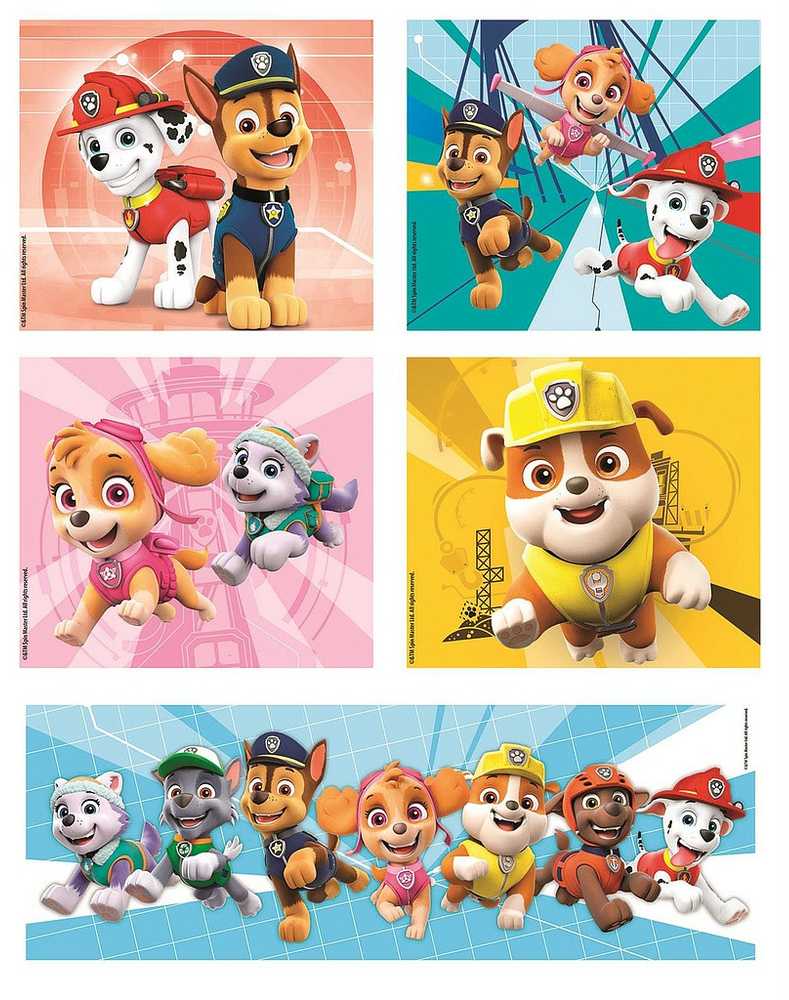 Paw Patrol Everyone 10 viename dėlionė Clementoni II klasė