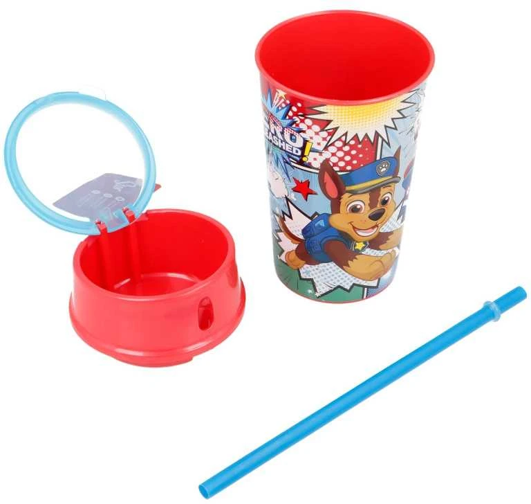 „Paw Patrol“ gaiviųjų gėrimų ir užkandžių laikiklis puodeliui, 400 ml