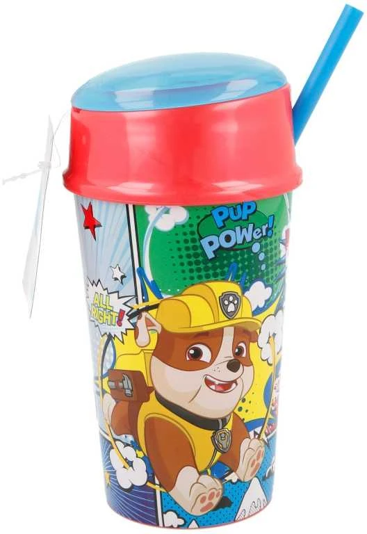 „Paw Patrol“ gaiviųjų gėrimų ir užkandžių laikiklis puodeliui, 400 ml