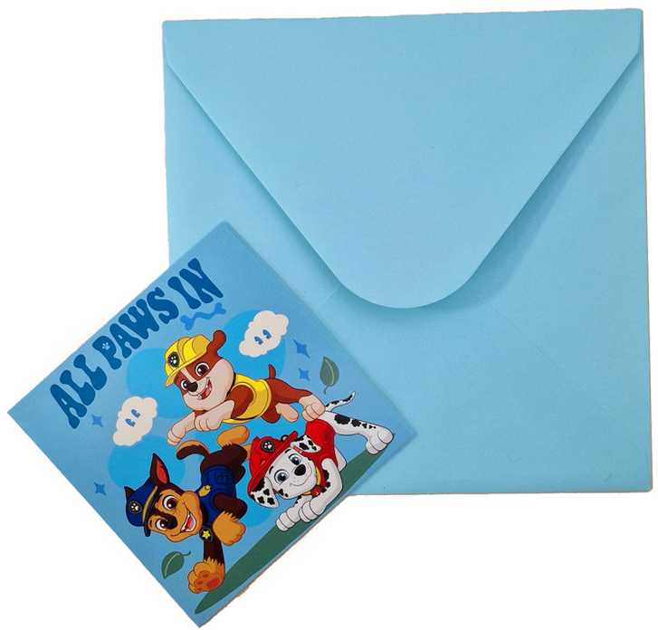 „Paw Patrol“ holografinė dėlionė su kvietimu, 25 detalės