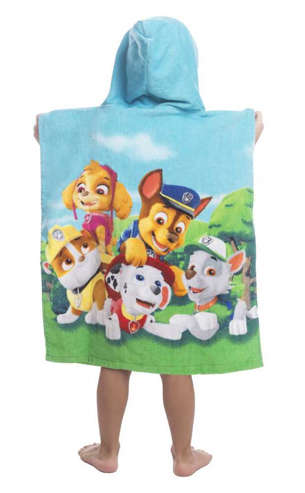 Paw Patrol PP159 Vaikiškas rankšluostis-pončas, 50x115 cm