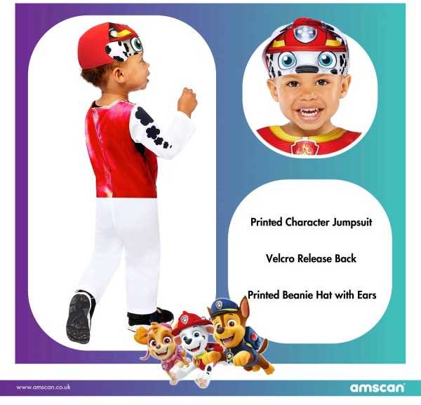 Paw Patrol Maršalo kostiumas 18-24 mėnesių