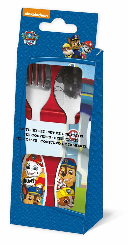 Paw Patrol metalinių stalo įrankių rinkinys - 2 dalys