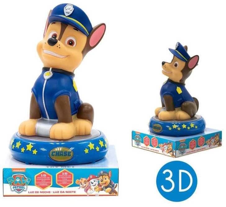 Kids Licensing Paw Patrol 3D LED naktinė lemputė