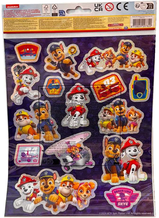 Paw Patrol Pawsome holografinis lipdukas