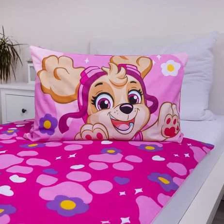 Paw Patrol Pawsome vaikiškos patalynės užvalkalas 100√ó135cm, 40√ó60cm