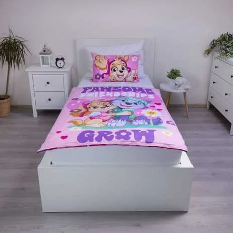 Paw Patrol Pawsome vaikiškos patalynės užvalkalas 100√ó135cm, 40√ó60cm