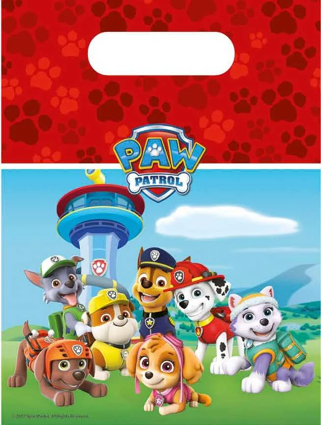 Paw Patrol dovanų maišelis su herojais