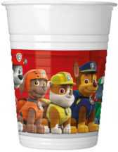 GoDan Plastikiniai puodeliai Psi Patrol 200ml 8 vnt.