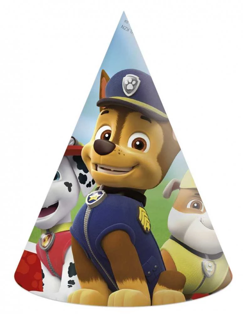 Globos Europe Bv Kepuraitės Paw Patrol 6 vnt, 89442