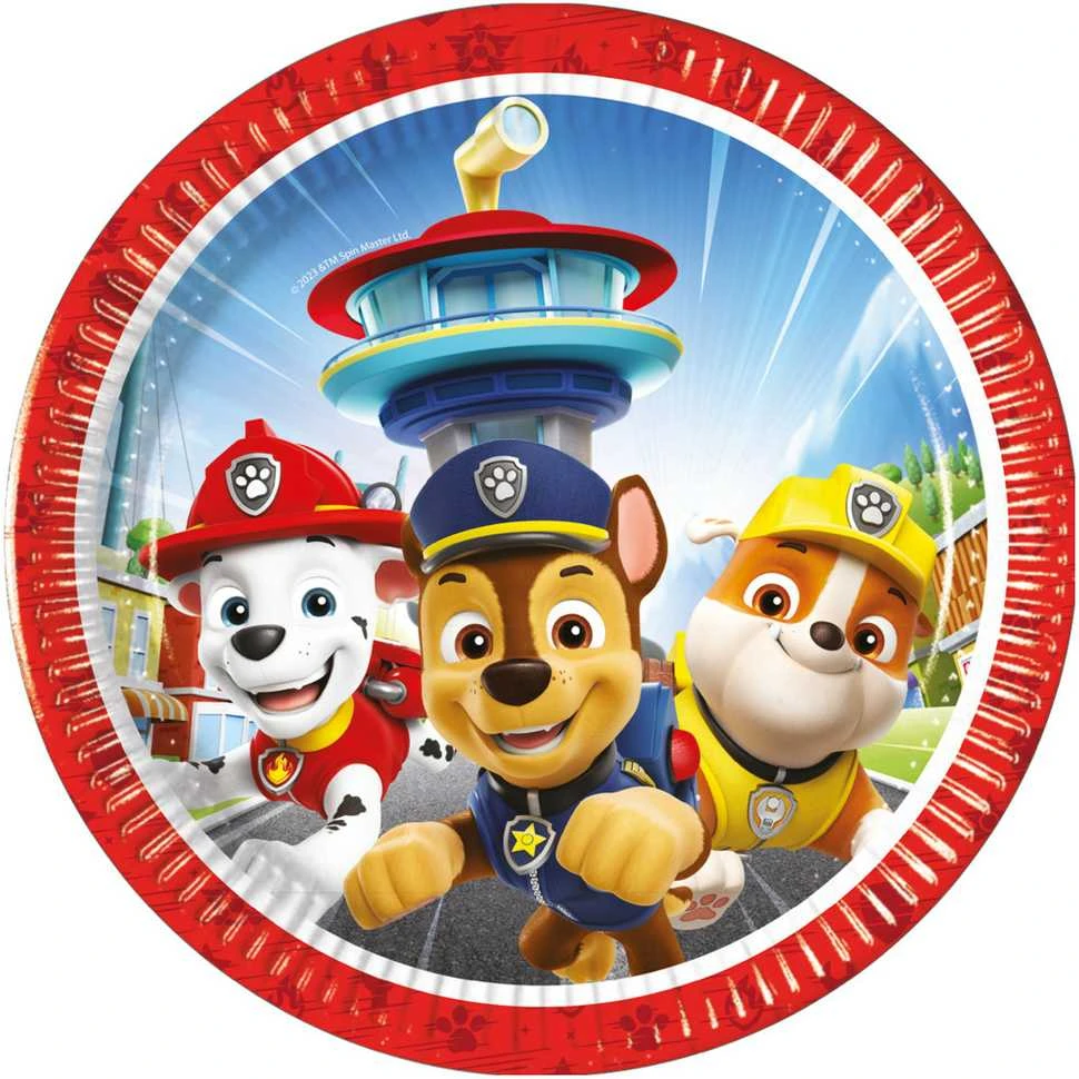 GoDan PAP PLATE 200 PAW PATROL GO OP8PCS FOL