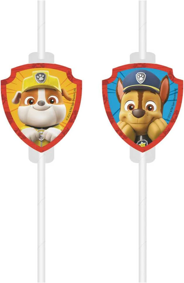 „GoDan“ popieriniai vamzdeliai su „Paw Patrol“ 4 vnt medalionu.