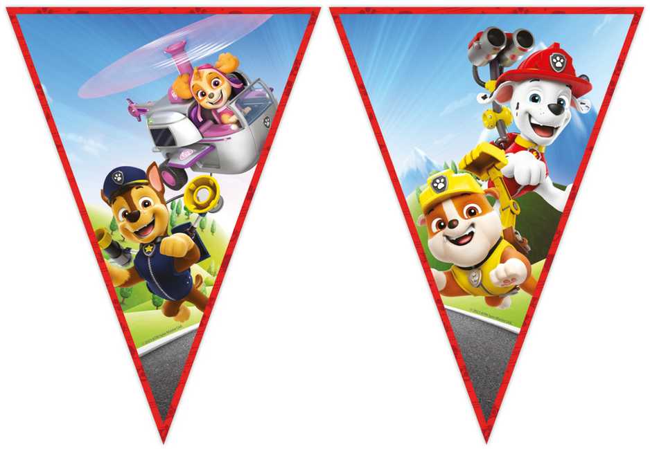 GoDan Baneris Paw Patrol Rescue Heroes vėliava 9vnt