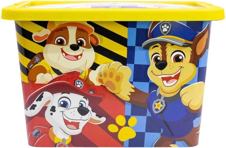 Paw Patrol Rescue Puppies plastikinė laikymo dėžė 7 l