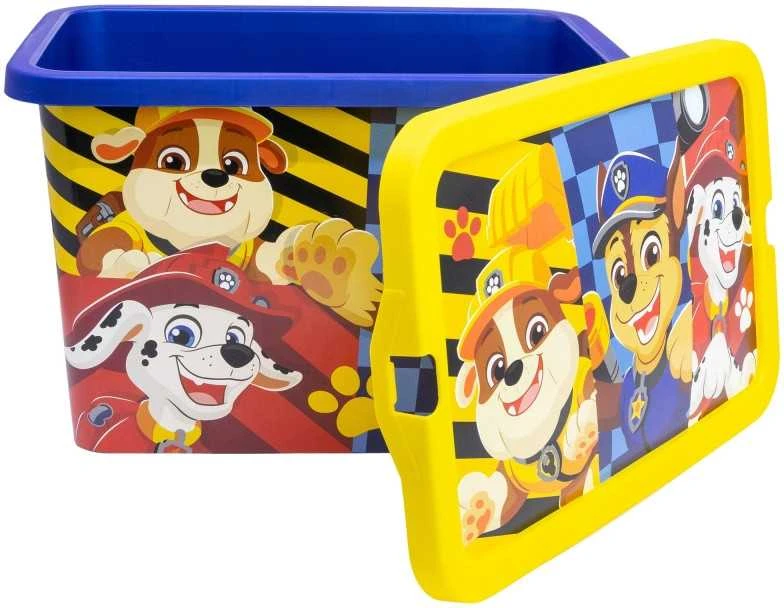 Paw Patrol Rescue Puppies plastikinė laikymo dėžė 7 l