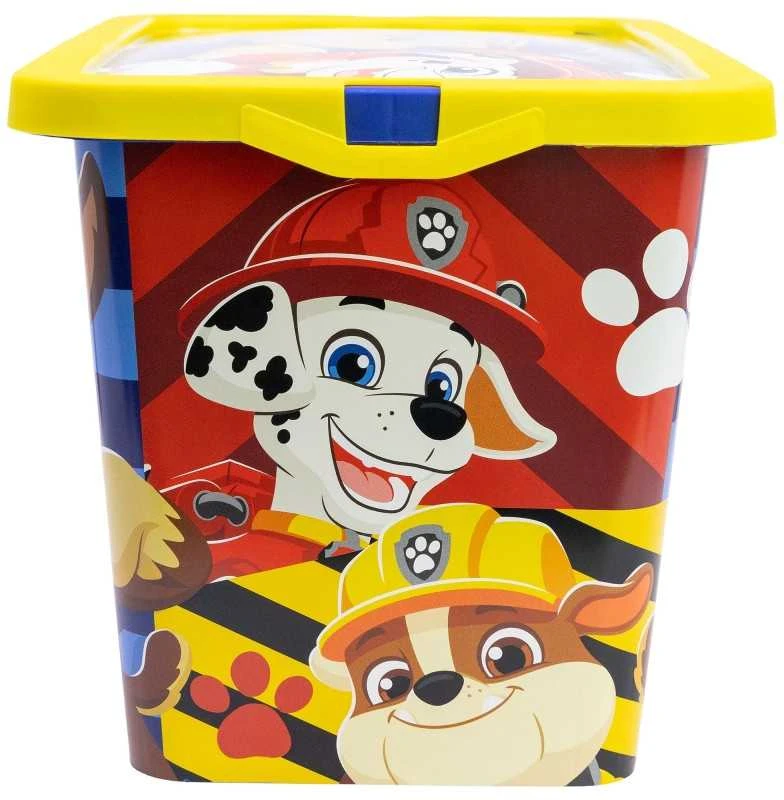 Paw Patrol Rescue Puppies plastikinė laikymo dėžė 7 l