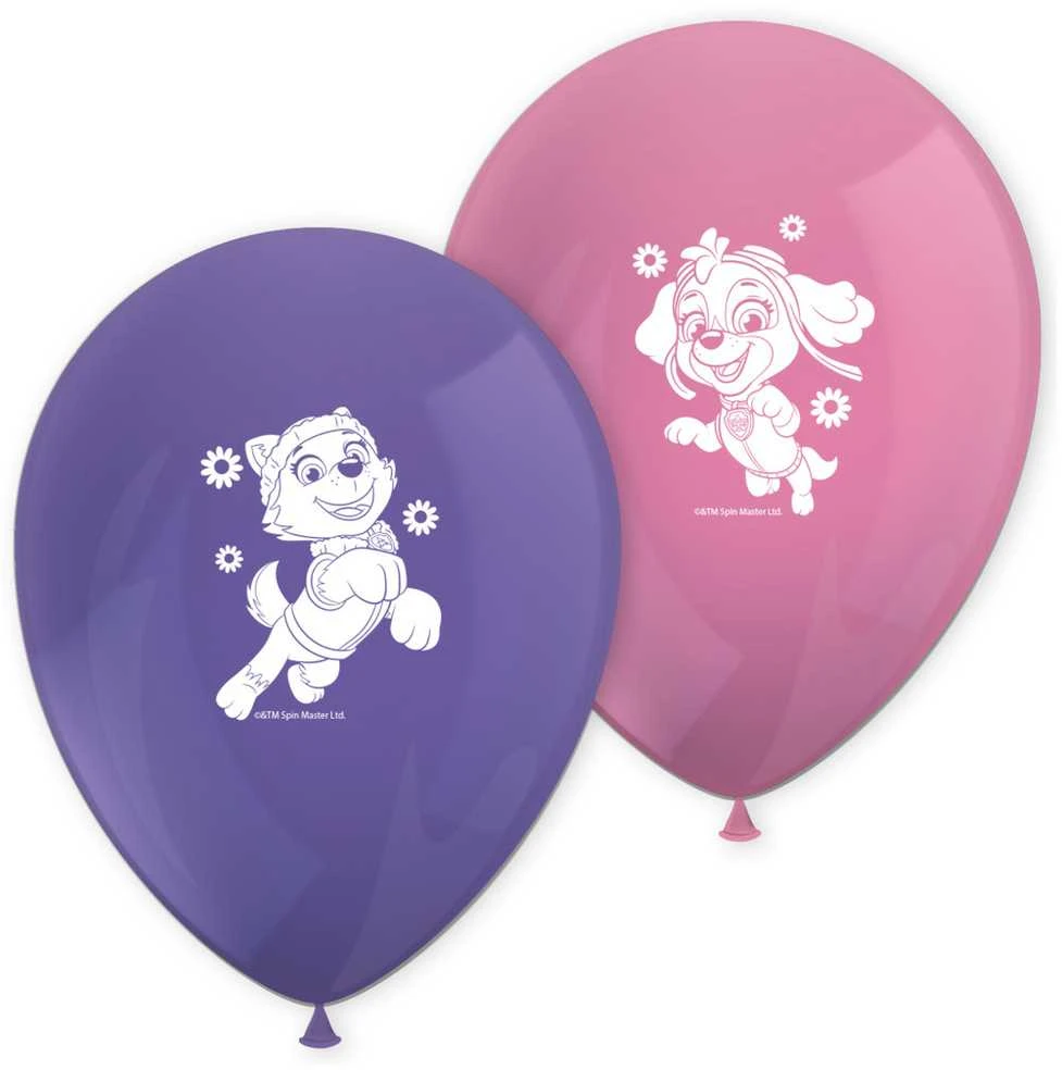 GoDan Rinkinys 8 Balloons Paw Patrol: Skye & Everest