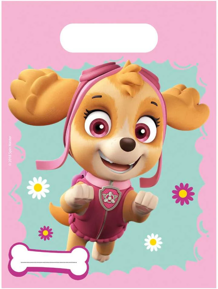 Globos Europe Bv Paw Patrol Skye vakarėlių maišeliai 6 vnt.