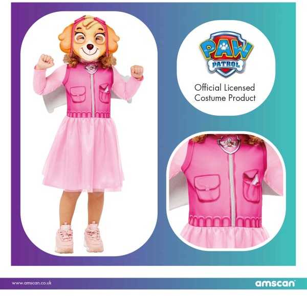 Paw Patrol Skye kostiumas 3-4 metams