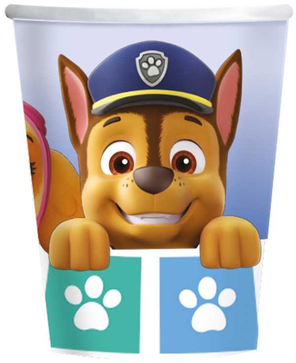 GoDan „Paw Patrol“ popieriniai puodeliai, 250 ml, 8 vnt.