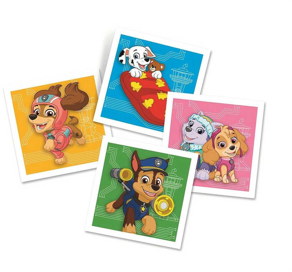 „Paw Patrol“ šuniukų Clementoni 48 detalių atminties žaidimas