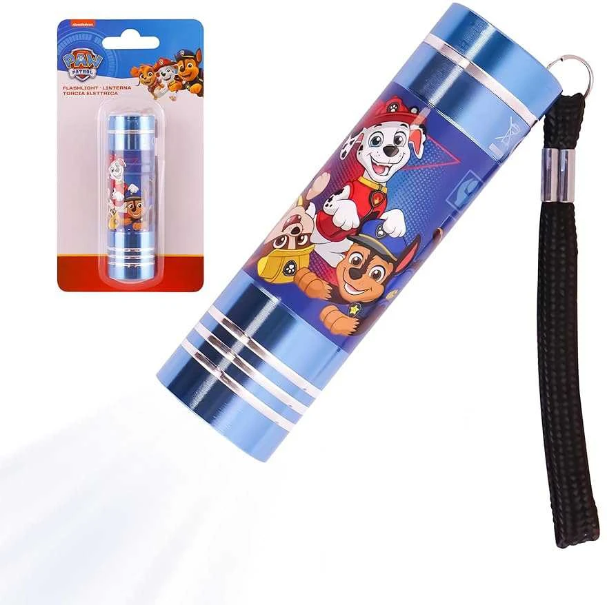 Paw Patrol šuniukų LED žibintuvėlis 9 cm