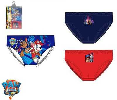„Paw Patrol“ vaikiški apatiniai, kelnaitės, 3 vnt. pakuotėje, 2/3 metai