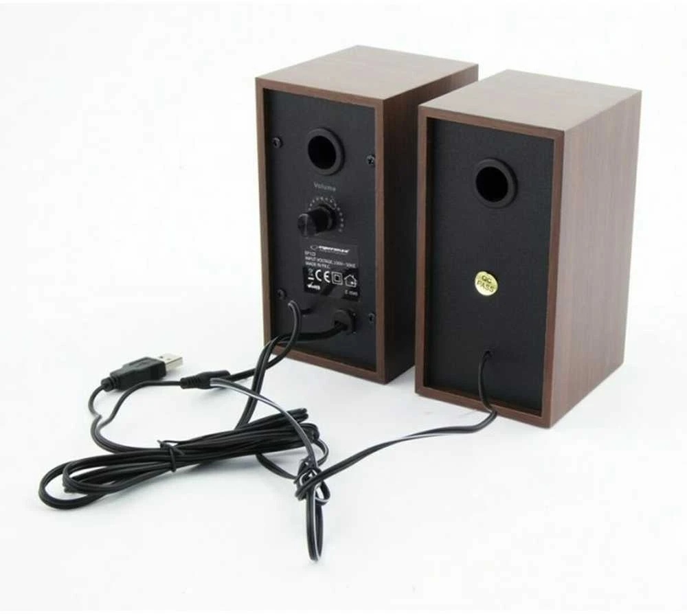 Kompiuterio kolonėlės Esperanza EP122 2.0 liaudies kolonėlės, maitinamos iš USB