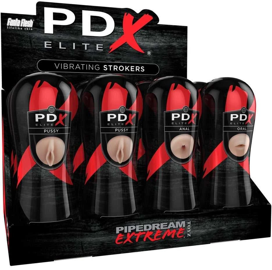 Pipedream PEE Vibrating Stroker Ekranas
