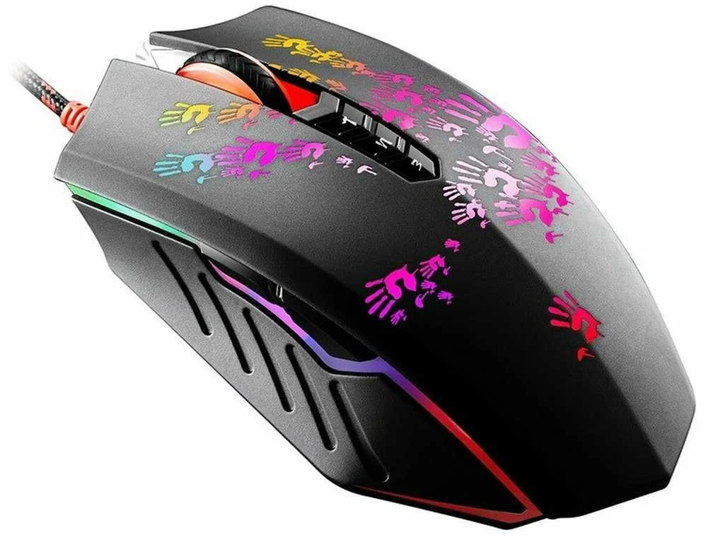 Kompiuterio Pelė - A4Tech Bloody Blazing A60, 6200 DPI Optinė.