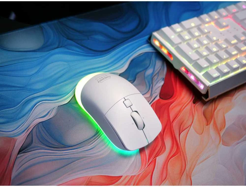 Cherry XTRFY M50 Baltas Belaidė pelė