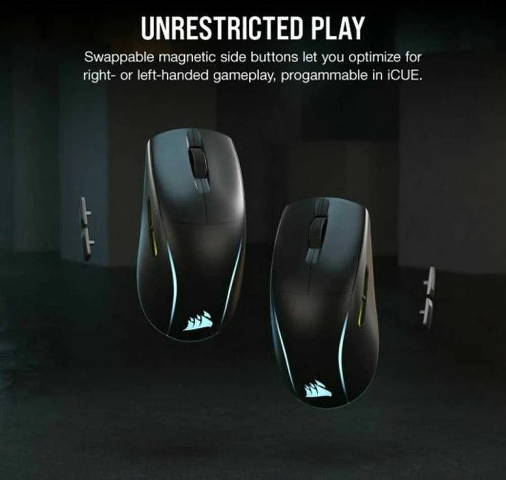 CORSAIR M75 WIRELESS Lightweight RGB Pelė žaidimams - Juodas