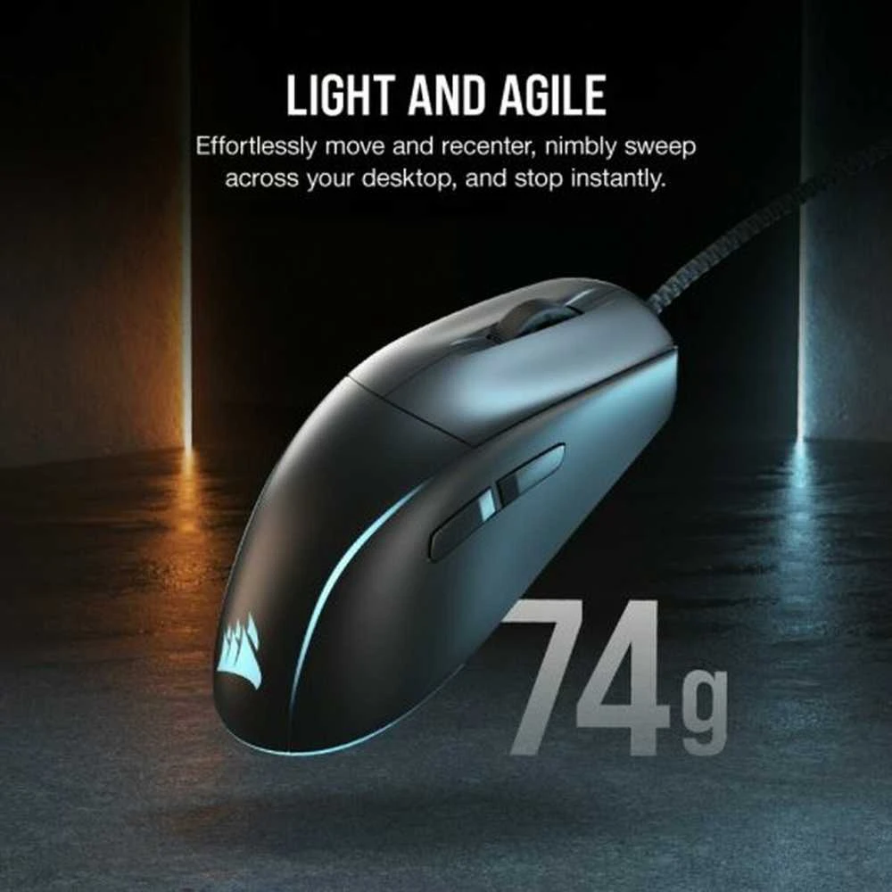 CORSAIR M75 Pelė žaidimams Optinė Juodas