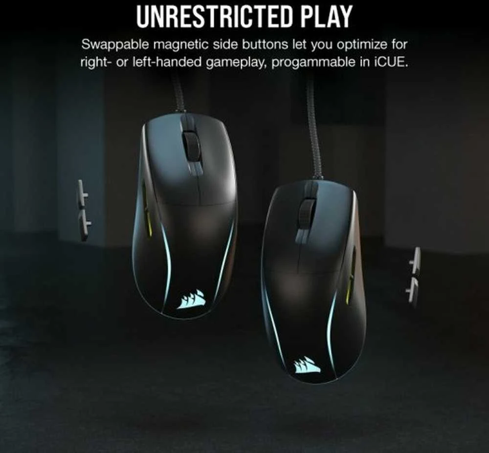 CORSAIR M75 Pelė žaidimams Optinė Juodas