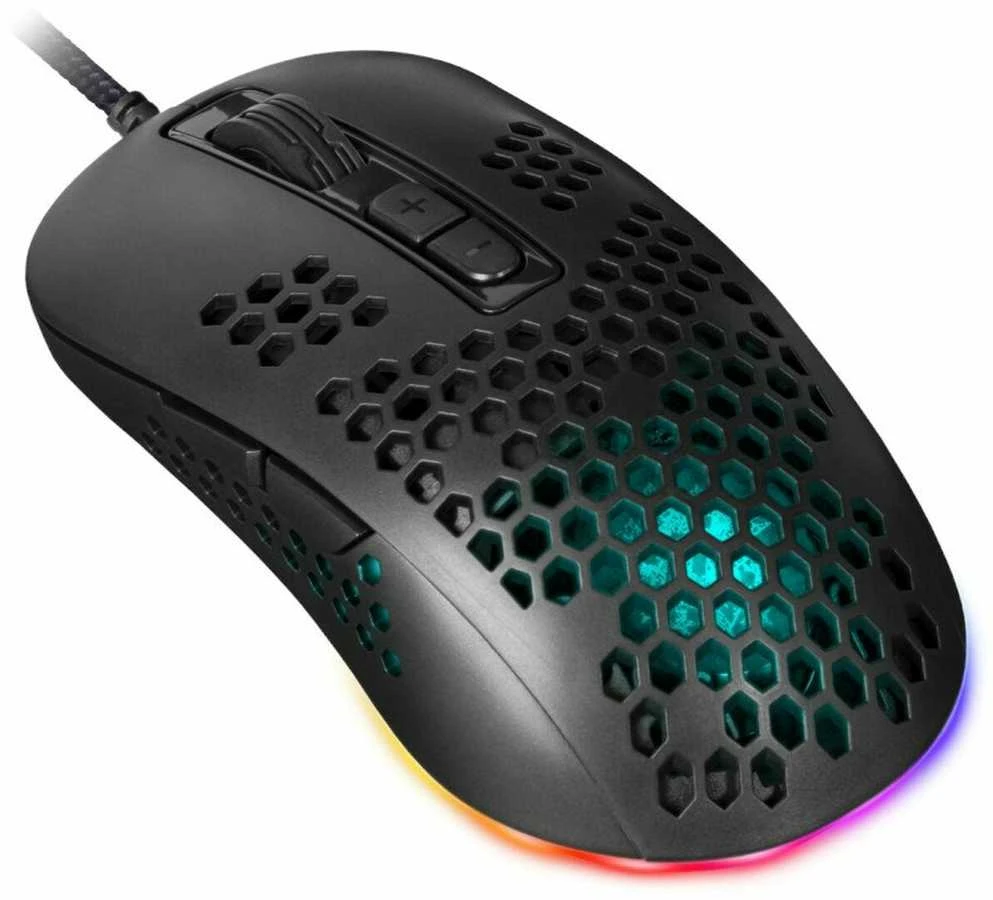 Gaming, optic, pelė su laidu DEFENDER GM-620L SHEPARD 12800dpi 7P RGB