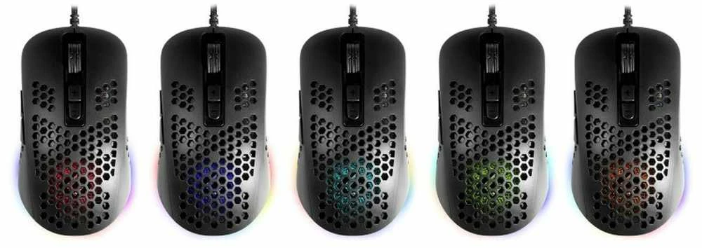 Gaming, optic, pelė su laidu DEFENDER GM-620L SHEPARD 12800dpi 7P RGB