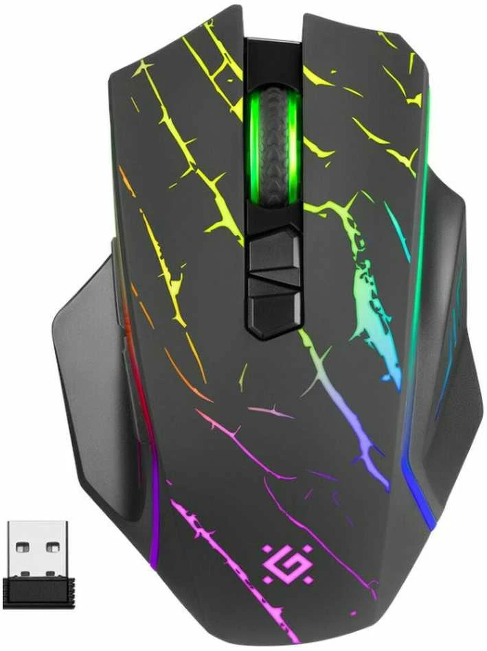 Kompiuterio Pelė - Defender GM-503 Uran Optinė RF RGB 3200dpi