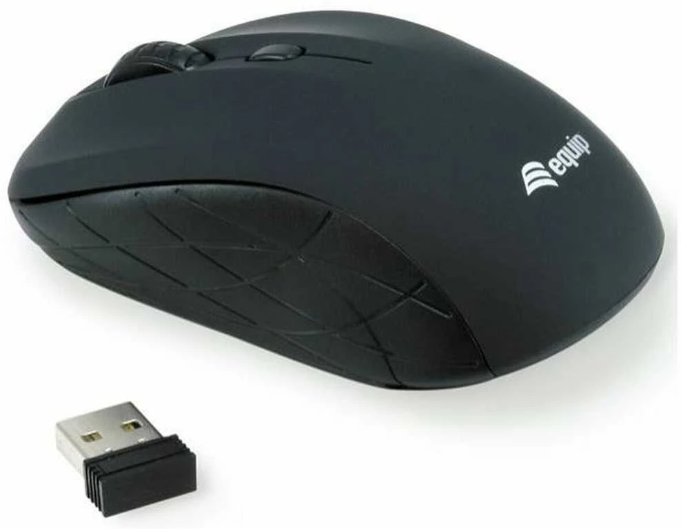 Equip Optinė belaidė pelė USB Mini R+L juodas