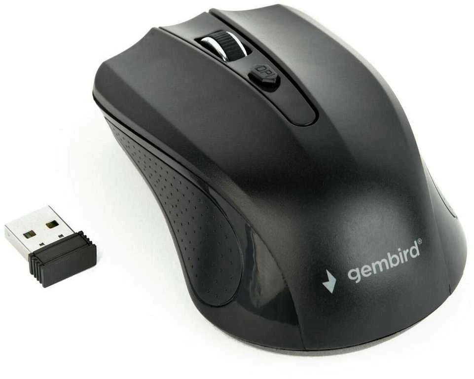 Gembird | Pelė | MUSW-4B-04 | Standard | Wireless | Juodas