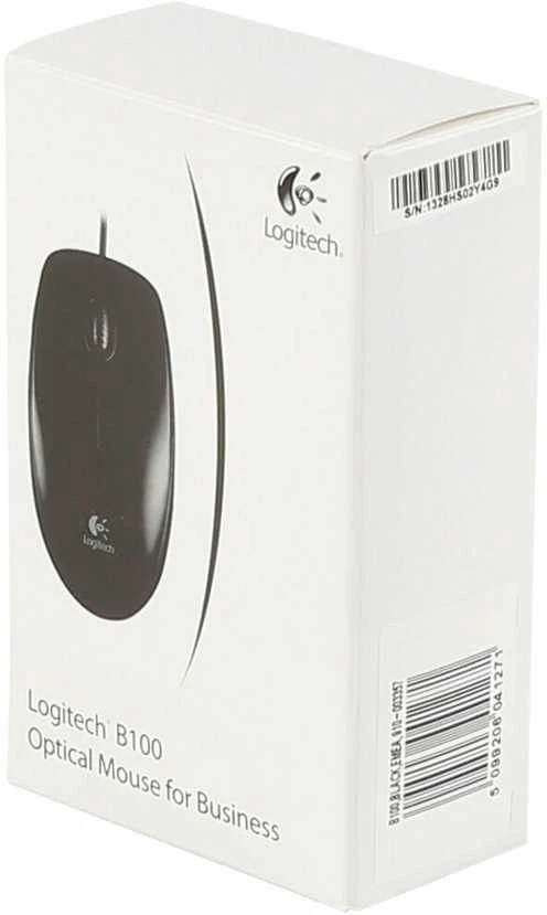 Pelė Logitech B100, Juoda