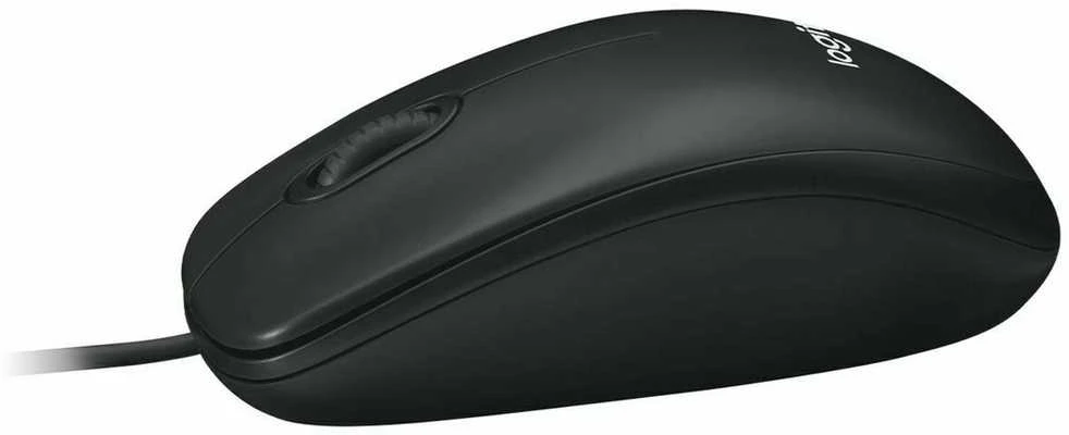 Logitech M100 Laidinė pelė USB-A 1000 DPI, Juoda