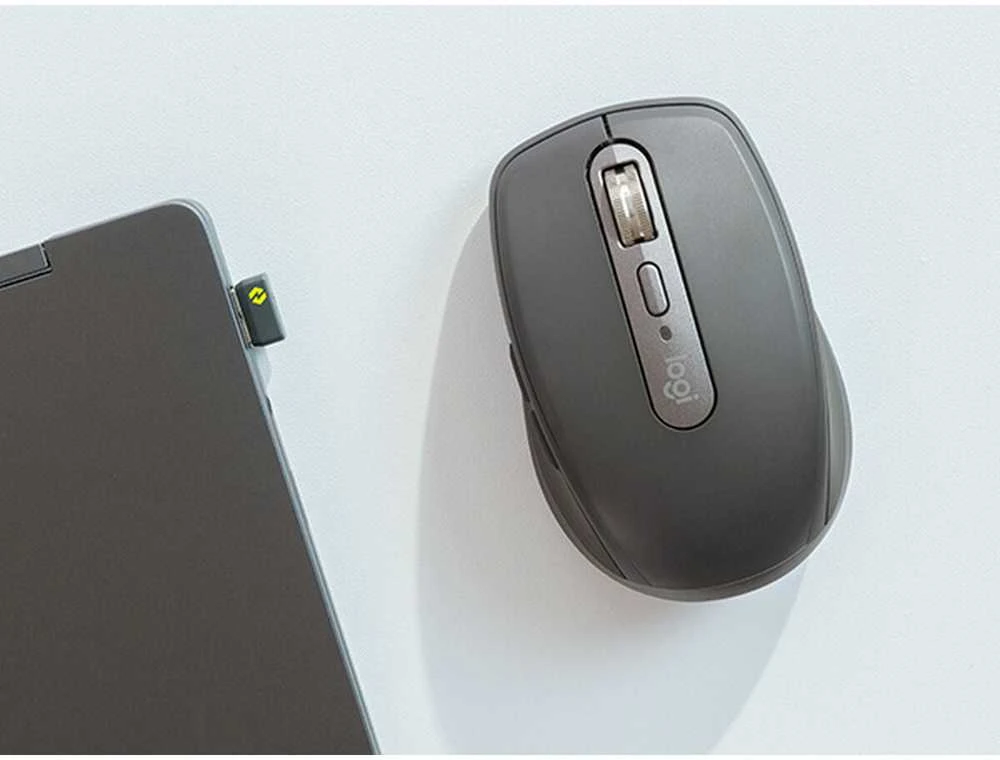 Belaidė pelė Logitech MX Anywhere 3S, šviesiai pilkos spalvos