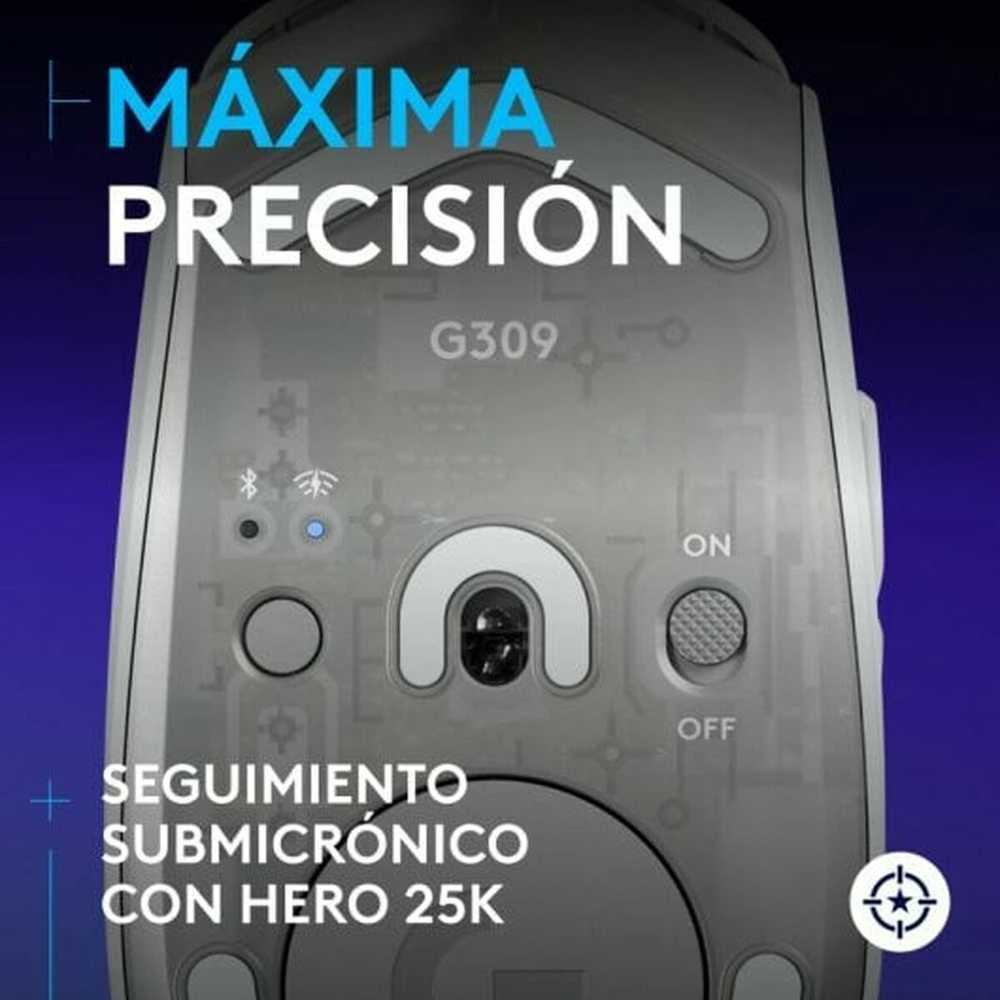 Logitech G309 LIGHTSPEED Pelė - Baltas - EWR2I-934