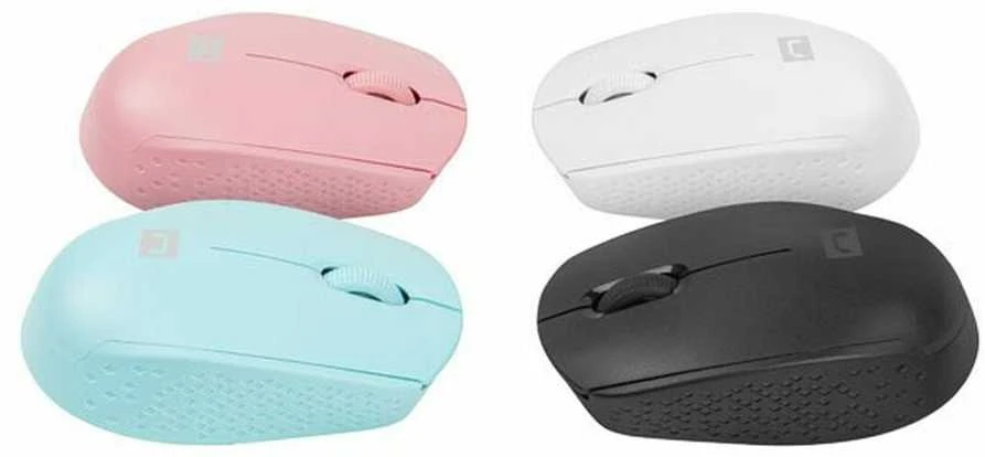 Kompiuterio Pelė - NATEC STORK Belaidė Optinė 1600 DPI USB Type-A Ambidextrinė Rožinė