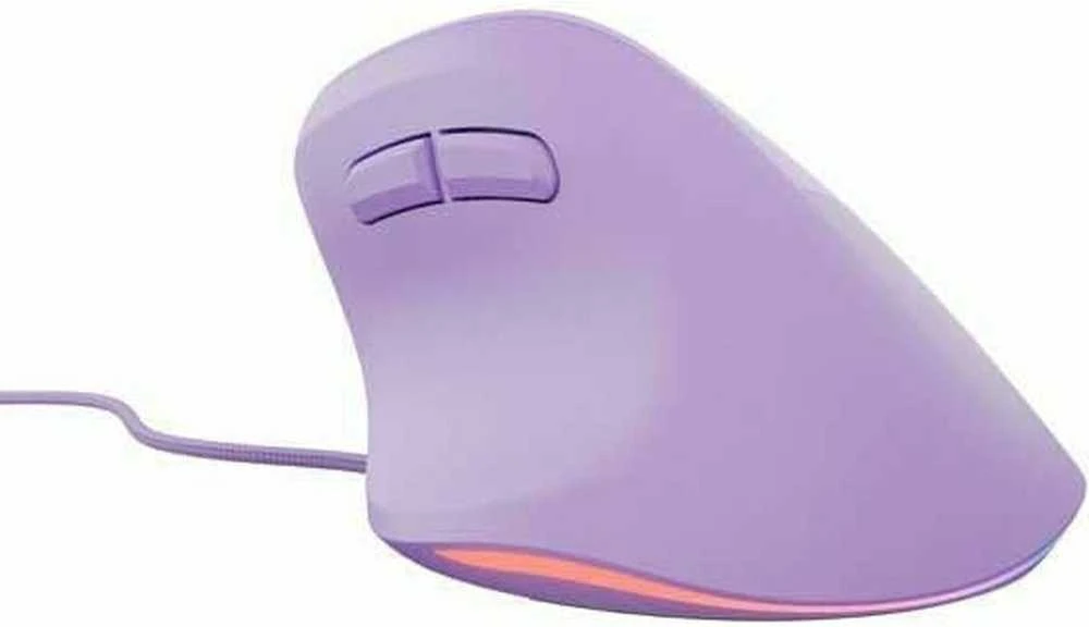 Vertikali pelė Natec Crake 2 su laidu violetinė