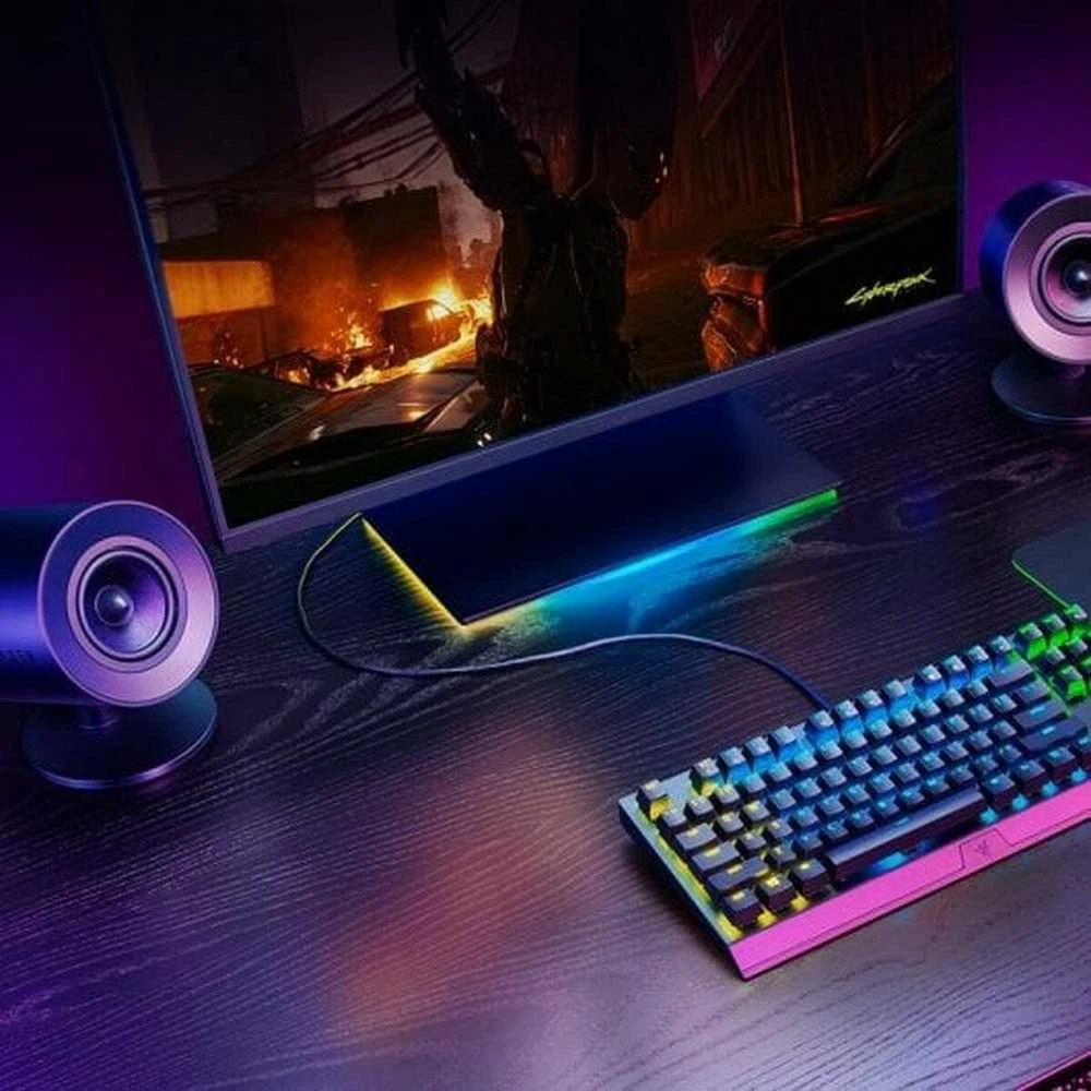 Kompiuterio kolonėlės Razer | Žaidimų garsiakalbiai | Nommo V2 X - 2.0 | Bluetooth | Juodas