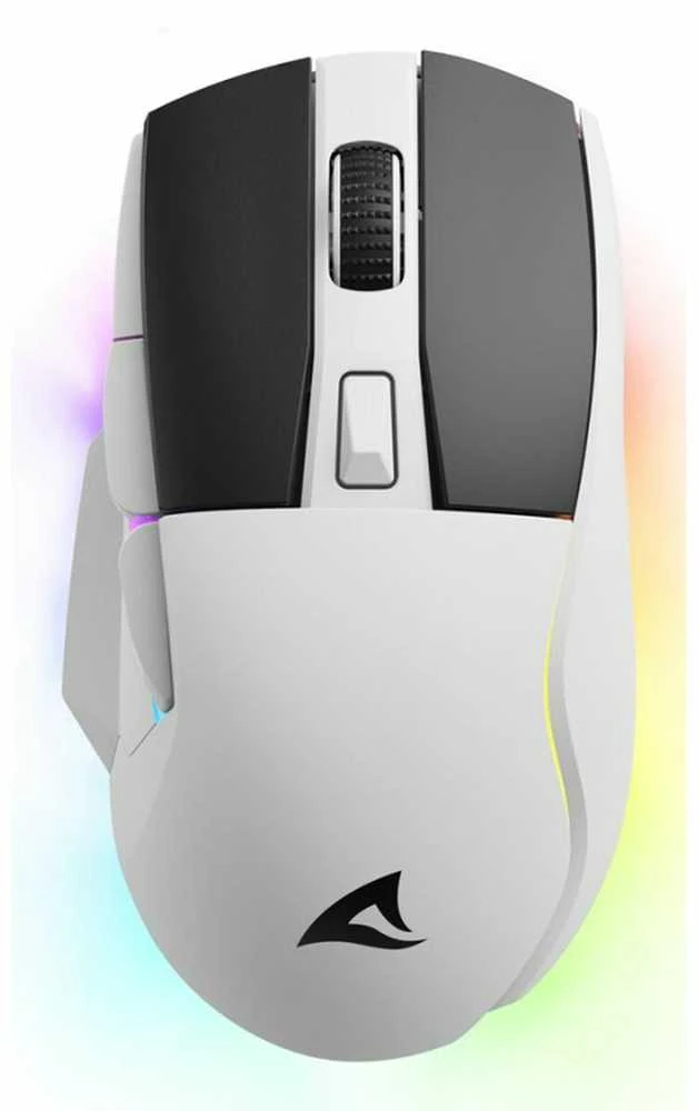 Sharkoon Pelė Shark SGM50W Optisch 6 mygtukai 6.400 DPI wei