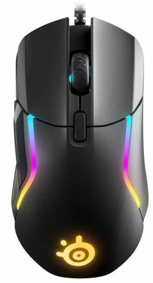 Žaidimų pelė su laidu SteelSeries Rival 5, Juodos spalvos