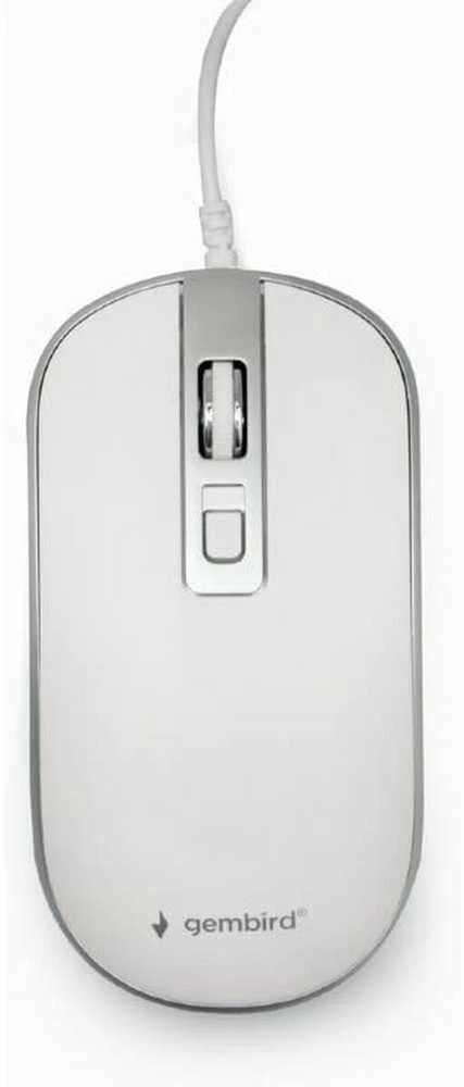GEMBIRD MUS-4B-06-WS Optinė pelė USB baltas/sidabrinis