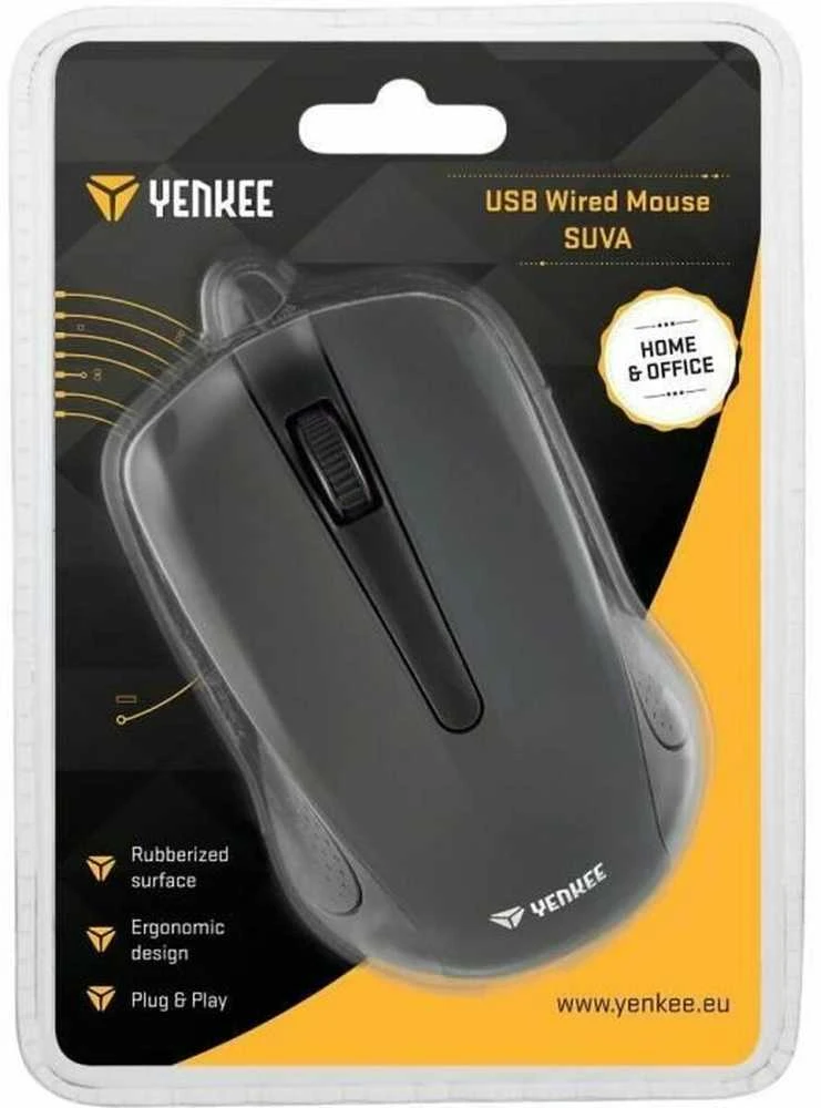Yenkee Laidinė pelė Sencor YMS 1015BK, juoda